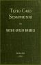 [Gutenberg 61841] • Tizio Caio Sempronio: Storia mezzo romana